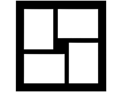 Паспарту з кількома вирізами