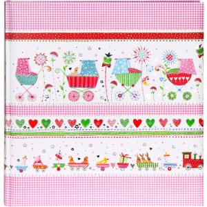 Goldbuch Baby Album Luna różowy 30x31 cm 60 białych stron