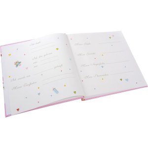Goldbuch Baby Album Luna różowy 30x31 cm 60 białych stron