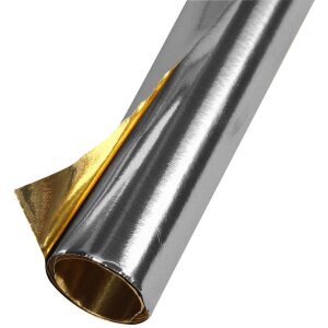 Rolka papieru aluminiowego dwustronna srebrna