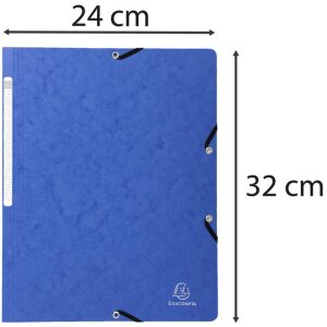 Teczka narożna z tektury Manila 400g Nature Future, do formatu DIN A4 Różne kolory
