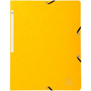 Exacompta 5510E Eckspannmappe Manila-Karton 400g DIN A4 farbig sortiert