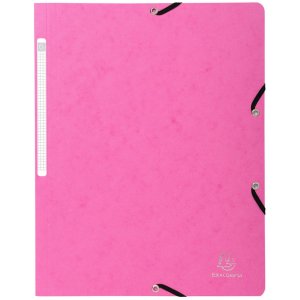 Exacompta 5510E Eckspannmappe Manila-Karton 400g DIN A4 farbig sortiert