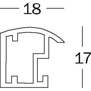 Walther Rama plastikowa Trendstyle 50x60 cm biała