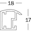 Walther Rama plastikowa Trendstyle 50x60 cm biała