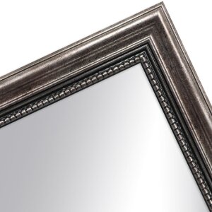 Antyczna drewniana rama 50 x 50 cm metalowe lustro szkło