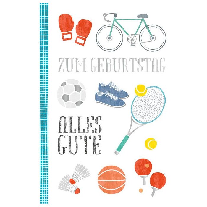 Artebene karta urodzinowa sport
