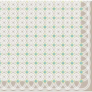 Artebene Serwetki Circle Pattern taupe 33x33 cm