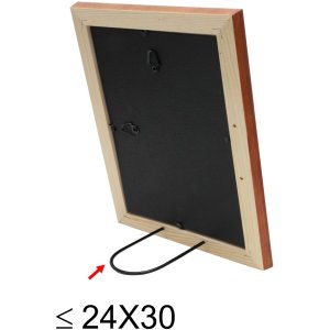 Ramka drewniana S40C Deknudt 30x40 cm brązowa