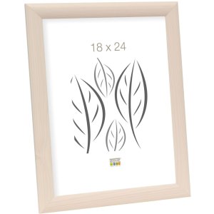 Ramka drewniana S40C Deknudt 18x24 cm biała