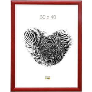 Ramka drewniana S40C Deknudt 30x40 cm czerwona