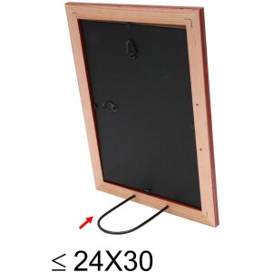 Rama drewniana S40C Deknudt 40x60 cm czerwona