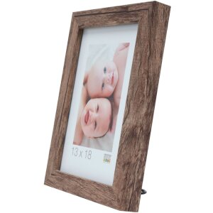 Ramka drewniana S45R listwa blokowa 20x25 cm brązowa