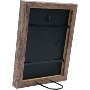 Ramka drewniana S45R listwa blokowa 20x25 cm brązowa