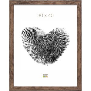 Ramka drewniana S45R listwa blokowa 20x25 cm brązowa