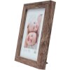 Ramka drewniana S45R listwa blokowa 20x25 cm brązowa