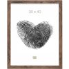 Ramka drewniana S45R listwa blokowa 20x25 cm brązowa