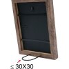 Ramka drewniana S45R listwa blokowa 20x25 cm brązowa