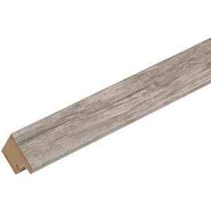 Rama drewniana S45R listwa blokowa 50x70 cm szara-beżowa