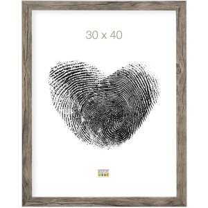Rama drewniana S45R listwa blokowa 50x70 cm szara-beżowa