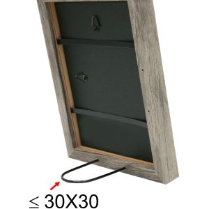 Rama drewniana S45R listwa blokowa 50x70 cm szara-beżowa