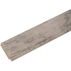 Ramka drewniana S48SH 20x20 cm szaro-beżowa