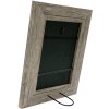 Ramka drewniana S48SH 20x20 cm szaro-beżowa