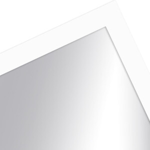 Klasyczna drewniana rama 13x13 cm lustro szkło biały