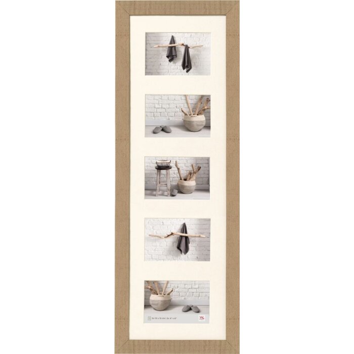 Walther Gallery Frame Home 5 zdjęć 10x15 cm beżowy brąz