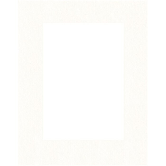 Passepartout 30x40 cm - 18x24 cm Bianco