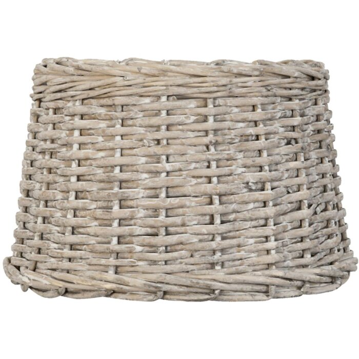 Clayre & Eef Abazur 6lak0260 Lampa sufitowa ø 30x19 cm e27 Bezowy Rattan okragly