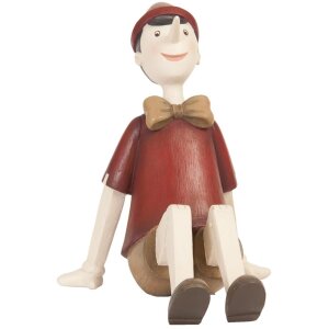 6PR0658 Clayre Eef - Siedząca figurka dekoracyjna PINOCCHIO