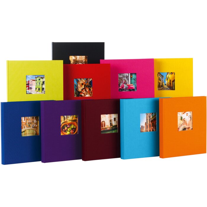 Goldbuch Album fotograficzny Bella Vista 25x25 cm Lniana okładka 60 białych stron