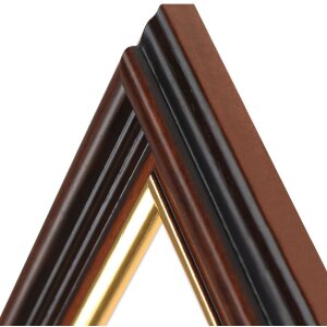 Drewniana rama H015 Antique Normal Glass 40x40 cm