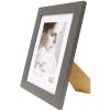 Ramka drewniana S226K 10x15 cm szara