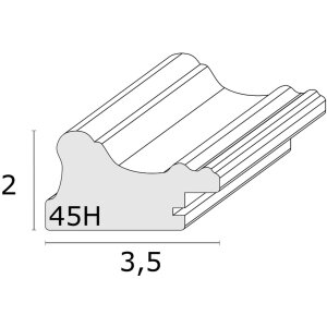 Ramka na zdjęcia S45HD srebrna 15x15 cm