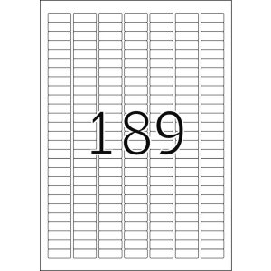 HERMA Etykiety a4 zólte 25,4x10 mm papier mat 3780 szt