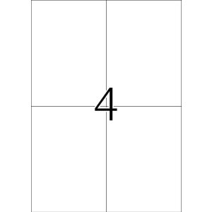 Etykiety Premium a4, biale 105x148 mm papier mat 100 szt.