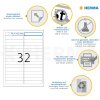 Etykiety a4 biale 96x16,9 mm Ruchome-odklejane papier mat 800 szt.