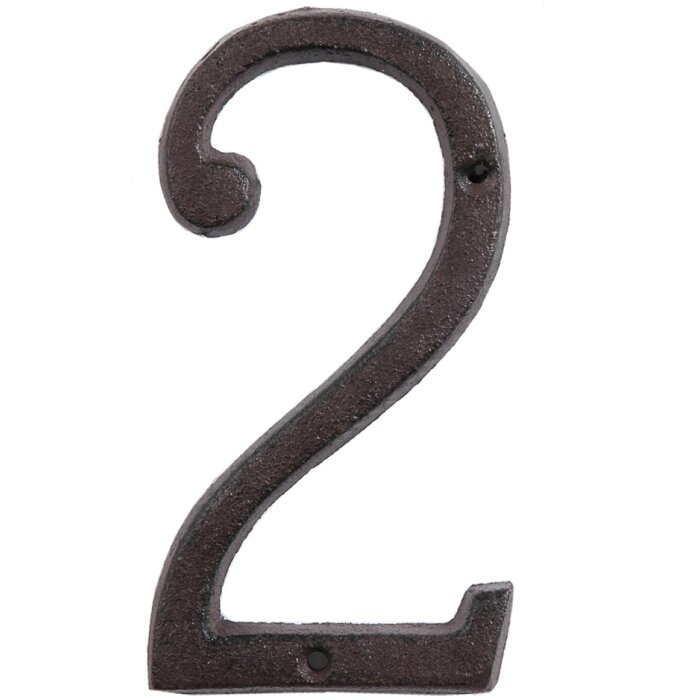 15-centymetrowy numer domu od 0 do 9