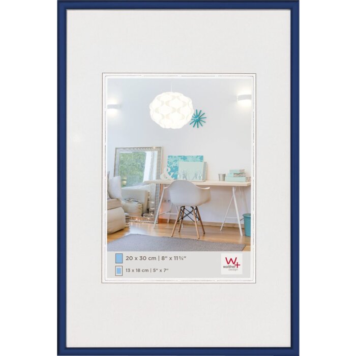 New Lifestyle Ramka plastikowa 60x80 cm niebieska