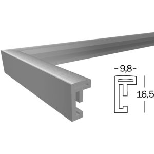 New Lifestyle Ramka plastikowa 60x80 cm niebieska