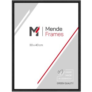 Ramka drewniana H003 szkło antyrefleksyjne 13x13 cm czarna