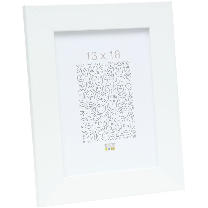 Deknudt Ramka plastikowa S42P jasnobiała 15x20 cm