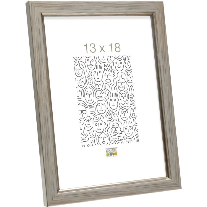 Ramka plastikowa S46A srebrna 13x18 cm