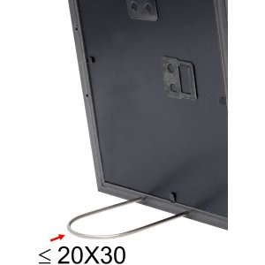 Ramka plastikowa S46A szaro-niebieska 13x18 cm