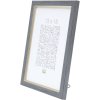 Ramka plastikowa S46A szaro-niebieska 13x18 cm