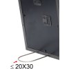 Ramka plastikowa S46A szaro-niebieska 13x18 cm