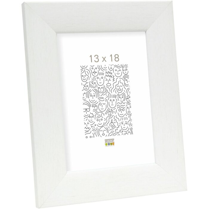 Ramka drewniana S53G biała 30x90 cm