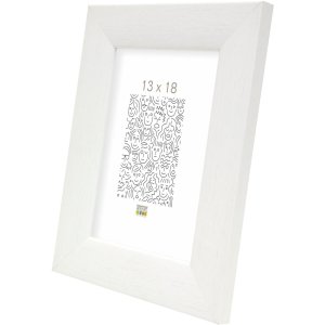 Ramka drewniana S53G biała 30x90 cm